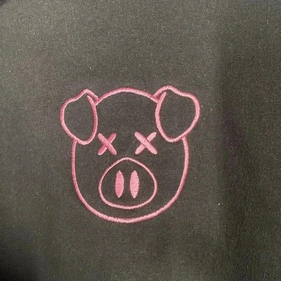 Shane Dawson Hoodie Cropped Black Small - Picture 2 of 7